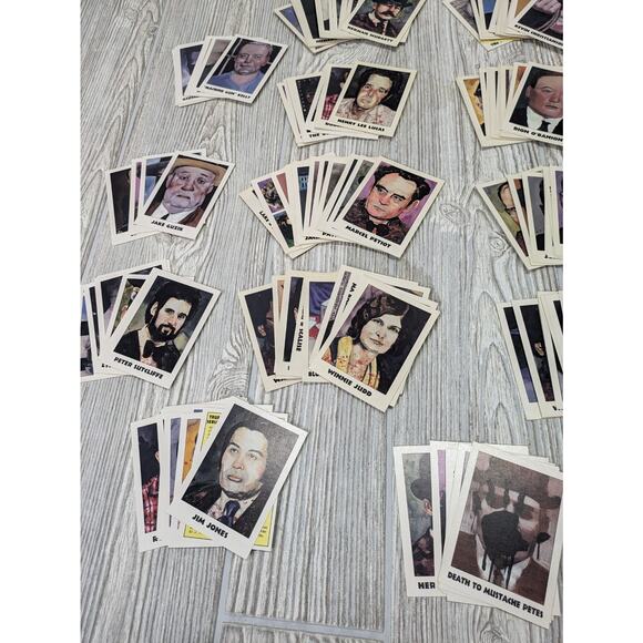 True Crime Card Series Trading Cards Lot Of 186 Vintage - Picture 4 of 8